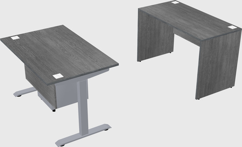 Single motor electric desk