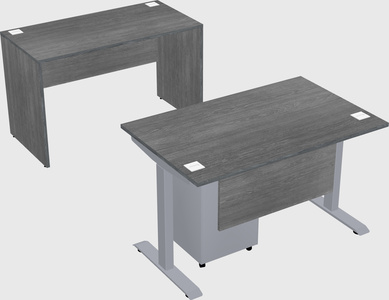 Single motor electric desk