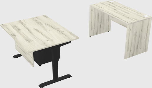 Single motor electric desk
