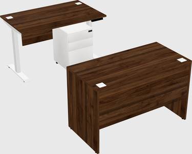 Single motor electric desk
