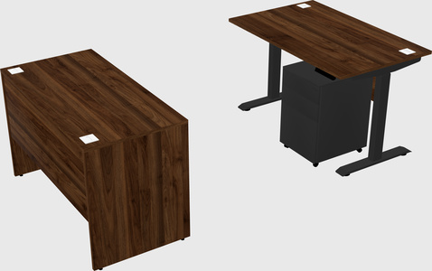 Single motor electric desk