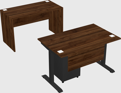 Single motor electric desk