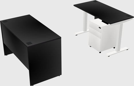 Single motor electric desk