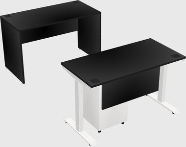 Single motor electric desk