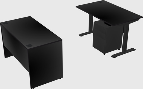 Single motor electric desk