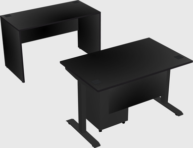 Single motor electric desk