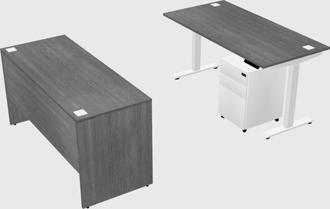 Single motor electric desk