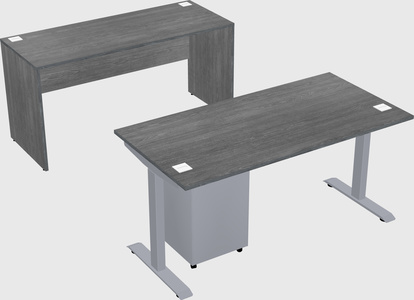 Single motor electric desk