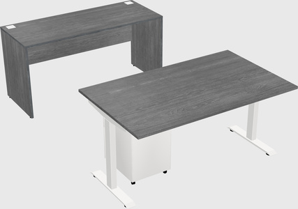 Single motor electric desk