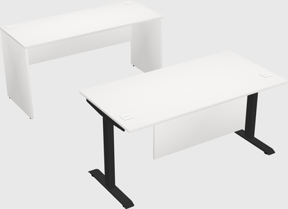 Single motor electric desk