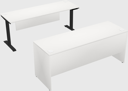 Single motor electric desk