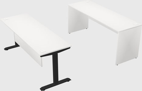 Single motor electric desk