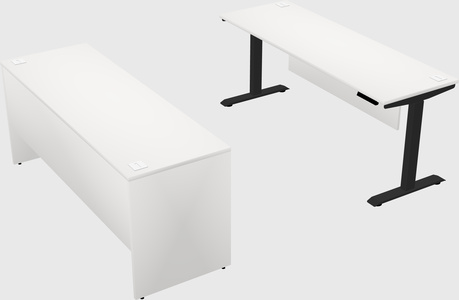 Single motor electric desk