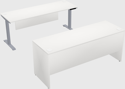 Single motor electric desk