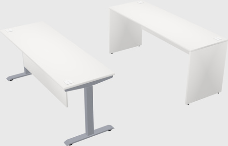 Single motor electric desk