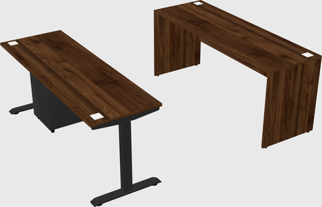 Single motor electric desk