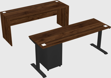 Single motor electric desk