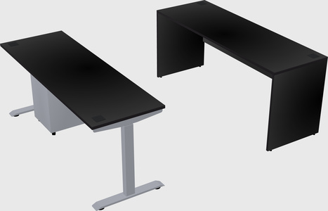 Single motor electric desk