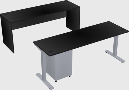 Single motor electric desk