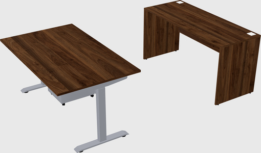 Single motor electric desk