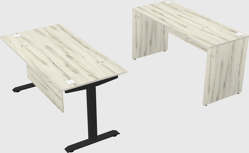 Single motor electric desk
