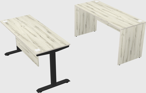 Single motor electric desk