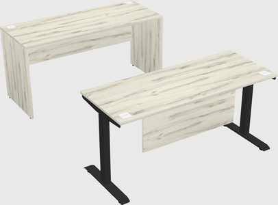 Single motor electric desk
