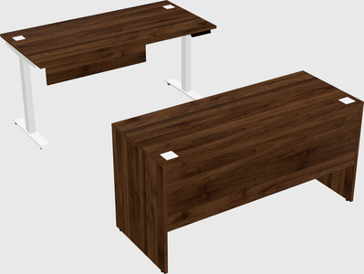 Single motor electric desk