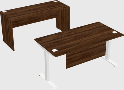 Single motor electric desk