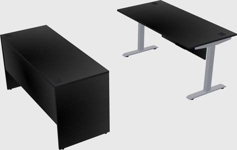 Single motor electric desk