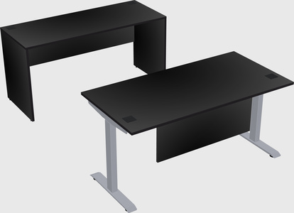 Single motor electric desk