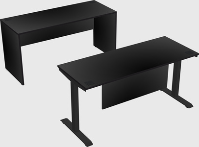 Single motor electric desk