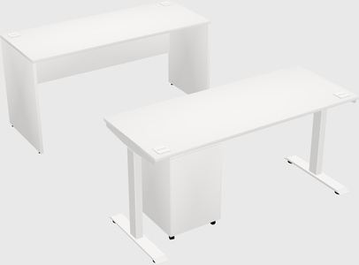 Single motor electric desk