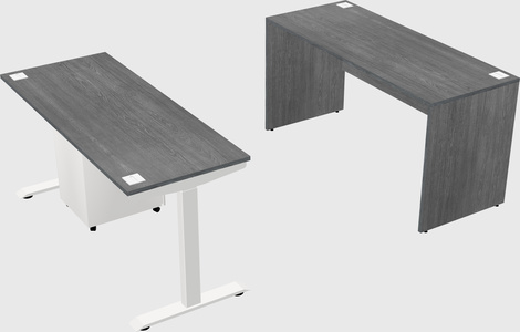Single motor electric desk