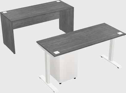 Single motor electric desk