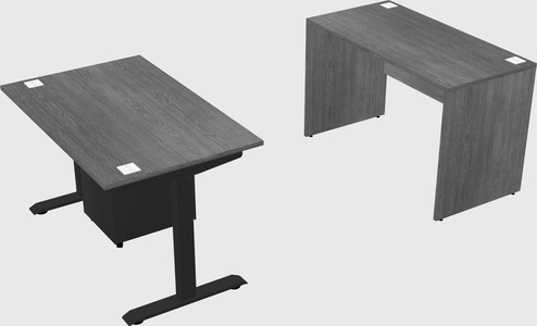Single motor electric desk