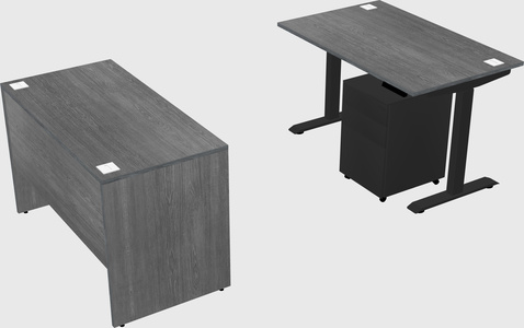 Single motor electric desk