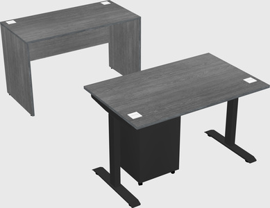 Single motor electric desk