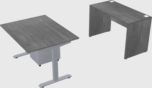 Single motor electric desk