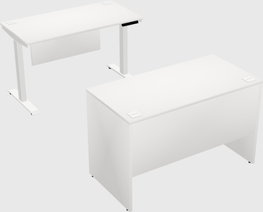 Single motor electric desk