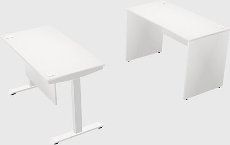 Single motor electric desk