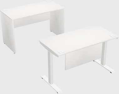 Single motor electric desk