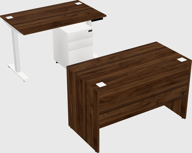 Single motor electric desk