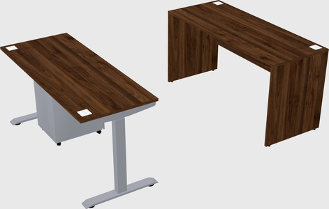 Single motor electric desk