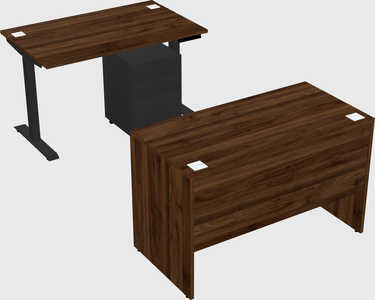 Single motor electric desk