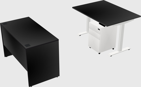 Single motor electric desk