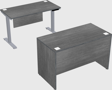 Single motor electric desk
