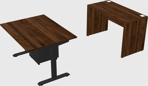 Single motor electric desk