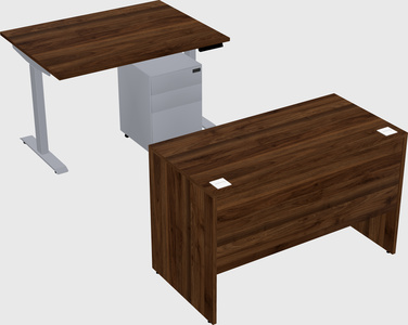 Single motor electric desk