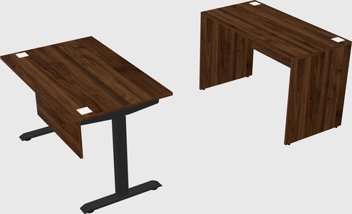 Single motor electric desk
